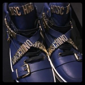 Men's Love Moschino" Belt Buckle"Sneakers Rare
